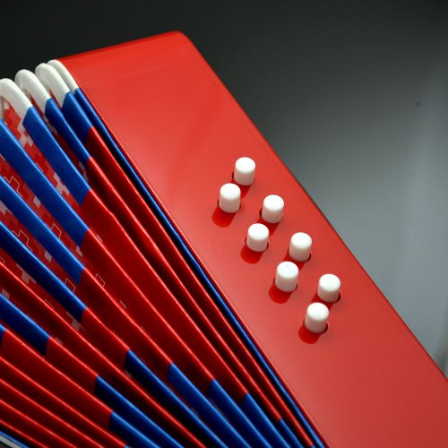 ts-ideen 6064 Accordéon pour Enfant Rouge – Image 5