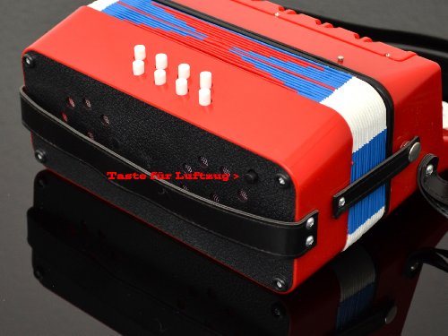 ts-ideen 6064 Accordéon pour Enfant Rouge – Image 8