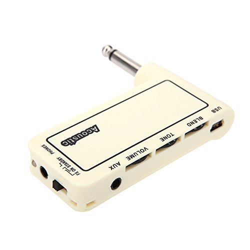 Andoer Mini Rechargeable Guitare Electrique plug Ampli Casque Amplificateur Original Son – Image 4