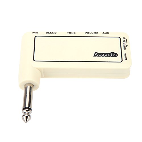 Andoer Mini Rechargeable Guitare Electrique plug Ampli Casque Amplificateur Original Son