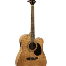 Cort AD880CE Guitare avec housse Naturel brillant