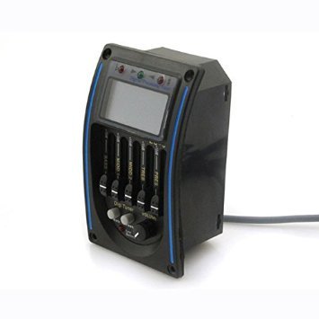 DN 5 bandes Guitare acoustique Préampli EQ Tuner Piezo LC-5 – Image 2