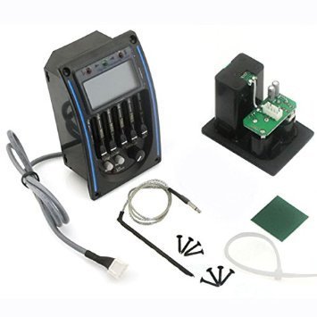 DN 5 bandes Guitare acoustique Préampli EQ Tuner Piezo LC-5