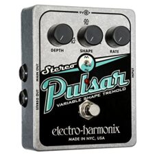 Electro Harmonix Stereo Pulsar Pédale pour Guitare électrique Argent