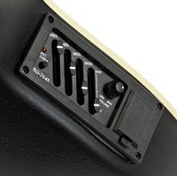 Guitare Electro acoustique à dos rond noir + Pack Complet – Image 4