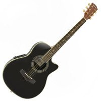 Guitare Electro acoustique à dos rond noir + Pack Complet – Image 5