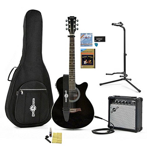 Guitare Électro Acoustique Pan Coupé Simple + Pack complet par Gear4music