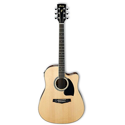 Guitares électro acoustiques IBANEZ PF15ECE NT NATURAL Folk électro