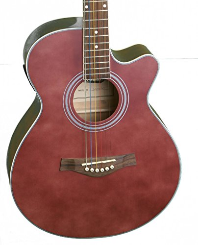 KEYTONE jUMBO aCOUSTIQUE/gUITARE fOLK aVEC tONABNEHMERSYSTEM rOUGE – Image 2
