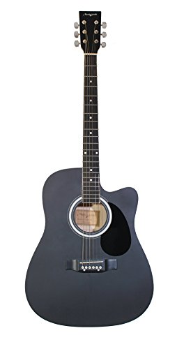 Martin Smith W-600-C-BK-MT Guitare acoustique pan-coupé - Noir mat – Image 2