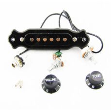 Musiclily Kit micro avec boutons jack et condensateur pour guitare acoustique