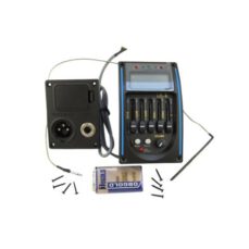 Musiclily Kit préampli avec égaliseur 5 bandes et micro piézo pour guitare acoustique