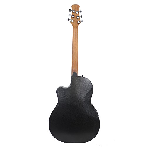 Rocket EAGC44BK Guitare électro-acoustique à pan coupé Noir – Image 2