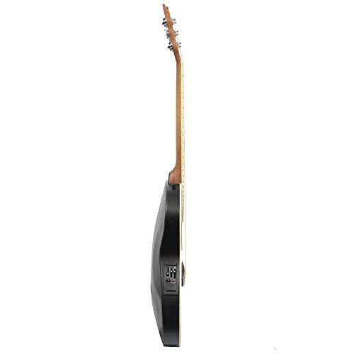 Rocket EAGC44BK Guitare électro-acoustique à pan coupé Noir – Image 3