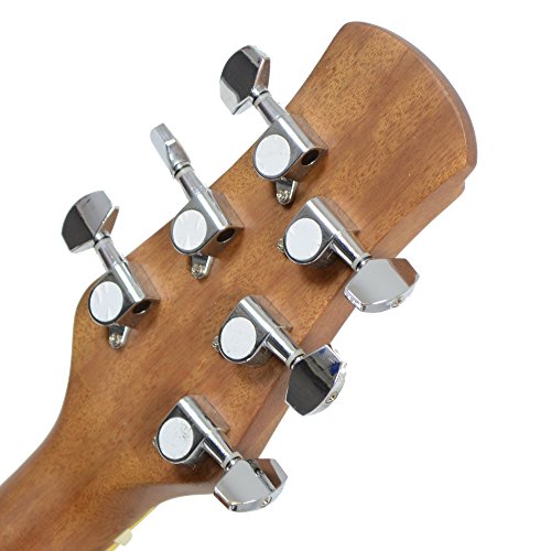 Rocket EAGC44BK Guitare électro-acoustique à pan coupé Noir – Image 5