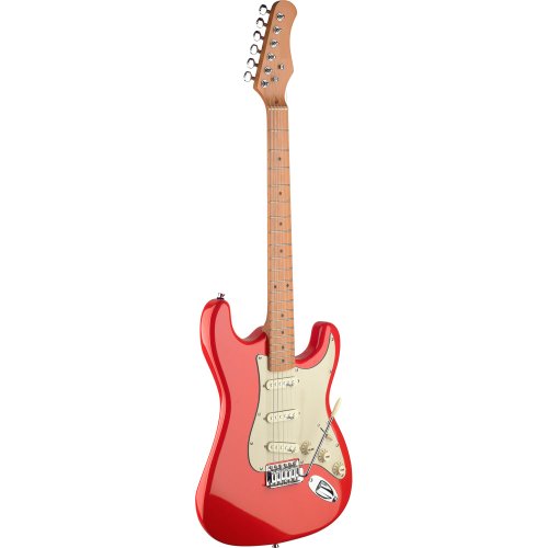 Rocket EGV44RD Série S Guitare électrique vintage Rouge