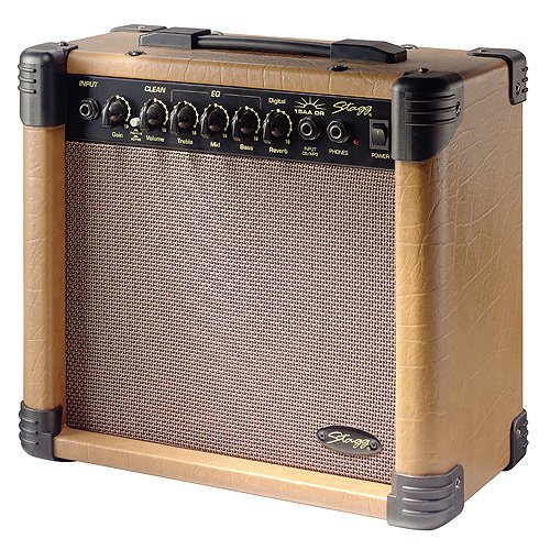 Stagg 15 AA R EU Amplificateur pour Guitare acoustique 15 W Noir