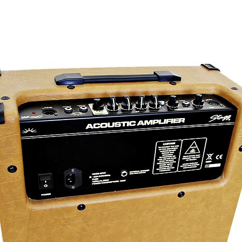 Stagg 60 AA R EU Amplificateur pour guitare acoustique + Reverb 60 W Marron – Image 2