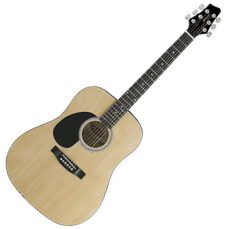 Stagg SW201 LH N Guitare acoustique Dreadnought gaucher Taille 3/4
