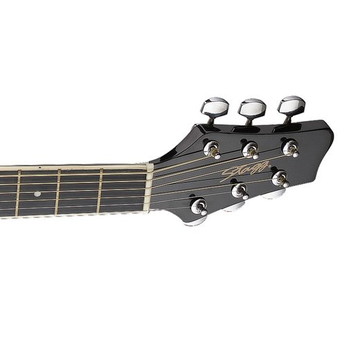 Stagg SW201BK Guitare acoustique Dreadnought Noir – Image 3