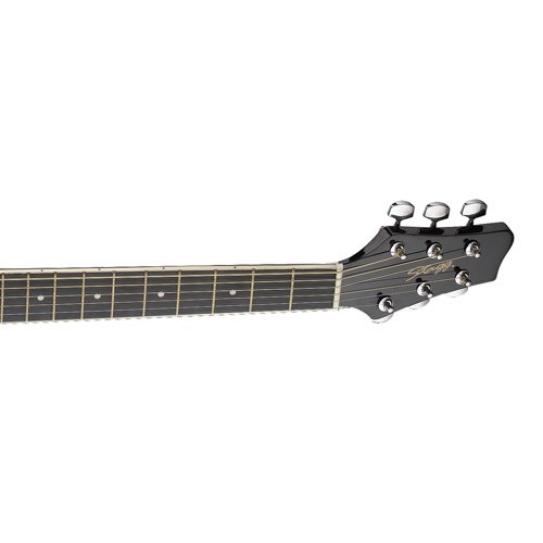 Stagg SW201BK-VT Guitare électro-acoustique Dreadnought Noir – Image 4