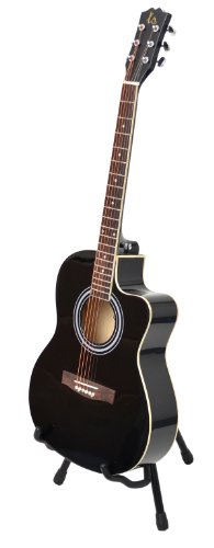 ts-ideen 5270 Guitare acoustique Western Style Noir