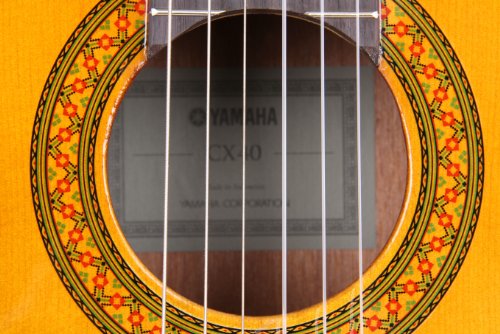 Yamaha CX40II Guitares Électro-Acoustique Classique 4/4 6 Cordes - Bois Naturel – Image 6