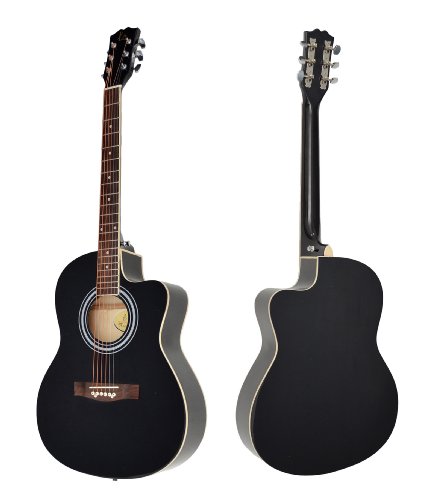 ts-ideen 5270 Guitare acoustique Western Style Noir – Image 3
