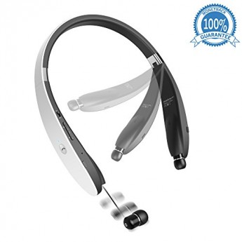 Dylan-Casque-Ecouteur-Bluetooth-Sport-41-Tour-de-Cou-Design-avec-Oreillettes-rtractablesSrie-lgante–sans-fil-Audio-Stro-pour-Iphone-Android-Tabletsdautres-appareils-Bluetooth-Blanc-0