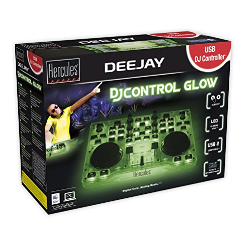 Hercules DJControl Glow - Contrôleur DJ Double Platine avec Effet Lumineux – Image 8