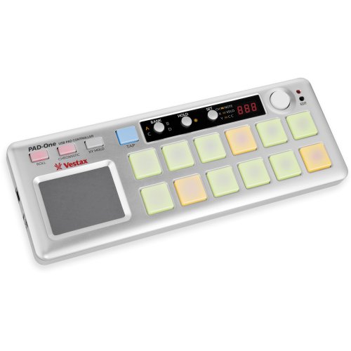 Vestax Pad One Contrôleur DJ Gris – Image 3