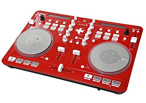 Vestax spin 2 mIDI rouge-rouge
